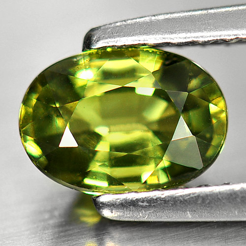 Rare Gemstone 1.18 Ct. Natural Green Demantoid Garnet Unheated