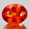 1.41 Ct. Oval Natural Orange Red Spessartite Garnet