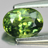 Certified Green Demantoid Garnet 2.14 Ct. Oval 8.25 x 6.21 Mm. Natural Gemstone
