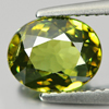 Certified Green Demantoid Garnet 2.06 Ct. Oval 8.36 x 6.70 Mm. Natural Gemstone