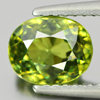 Certified 2.06 Ct. Oval Shape Natural Gemstone Green Demantoid Garnet Unheated