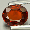0.85 Ct. Oval Natural Orange Red Spessartine Garnet Unheated