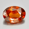 0.99 Ct. Oval Natural Orange Red Spessartine Garnet Gem