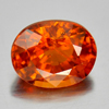 0.90 Ct. Natural Red Orange Spessartine Garnet Unheated