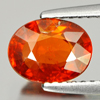 1.70 Ct. Oval Natural Reddish Orange Spessartine Garnet