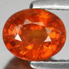 1.57 Ct. Oval Natural Gem Orange Spessartine Garnet Nigeria