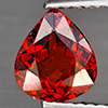Natural Reddish Orange Spessartine Garnet Gemstones 1.78 Ct. Pear Shape 7.6 x 6.7 Mm.