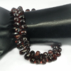 Natural Red Garnet Bead 187.55 Ct. Briolette Shape 7.6 x 5.5 Mm Length 9 Inch.