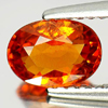Unheated 1.20 Ct.Oval Natural Orange Spessartine Garnet