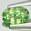 Unheated 0.76 Ct. Oval Natural Green Demantoid Garnet