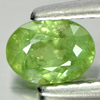 0.78 Ct. Oval Natural Green Demantoid Garnet Madagascar