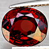 Natural Orange Red Spessartine Garnet 5.08 Ct. Oval Shape 10.3 x 8.8 Mm Gemstone from Madagascar
