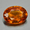 0.86 Ct. Oval Natural Reddish Orange Spessartine Garnet