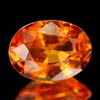 0.85 Ct. Oval Natural Reddish Orange Spessartine Garnet