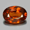 0.77 Ct. Oval Natural Reddish Orange Spessartine Garnet