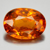 0.85 Ct. Oval Natural Reddish Orange Spessartine Garnet