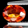 0.98 Ct Oval Natural Orange Spessartine Garnet Unheated