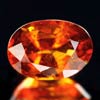 0.81 Ct. Oval Natural Reddish Orange Spessartine Garnet