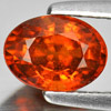 1.14 Ct. Oval Natural Reddish Orange Spessartine Garnet