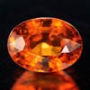 0.97 Ct. Oval Natural Orange Spessartine Garnet Gem