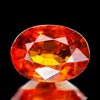 0.97 Ct. Oval Natural Reddish Orange Spessartine Garnet