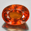 1.29 Ct. Oval Natural Reddish Orange Spessartine Garnet