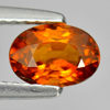 0.87 Ct. Oval Natural Reddish Orange Spessartine Garnet