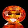 0.95 Ct. Oval Natural Orange Spessartine Garnet Gem
