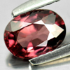 Unheated 1.01 Ct. Oval Natural Purplish Pink Rhodolite Garnet