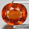 1.19 Ct. Oval Natural Reddish Orange Spessartine Garnet