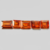 3.73 Ct 5 Pcs Natural Reddish Orange Spessartine Garnet 3.73 Ct 5 Pcs Natural Reddish Orange Spessartine Garnet