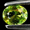 Unheated 0.42 Ct. Oval Natural Green Demantoid Garnet Unheated 0.42 Ct. Oval Natural Green Demantoid Garnet