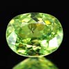 Unheated 0.46 Ct. Oval Natural Green Demantoid Garnet Unheated 0.46 Ct. Oval Natural Green Demantoid Garnet