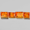 2.15 Ct. 4 Pcs. Baguette Natural Orange Spessartine Garnet