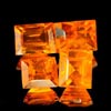 2.13Ct 4 Pcs Baguette Natural Orange Spessartine Garnet