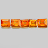 1.96 Ct. 5 Pcs. Natural Orange Spessartine Garnet Gems