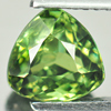 Demantoid Garnet 2.20 Ct. Trilliant 6.5 x 6.6 Mm. Natural Unheated Gemstone