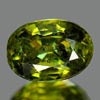 Unheated 0.89 Ct. Oval Natural Green Demantoid Garnet