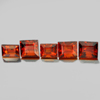 3.48 Ct 4 Pcs Natural Reddish Orange Spessartine Garnet