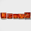 3.18 Ct 5 Pcs Natural Reddish Orange Spessartine Garnet