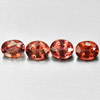 2.58 Ct. 4 Pcs. Natural Purplish Pink Rhodolite Garnet Unheated