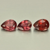 2.02 Ct. 3 Pcs. Natural Purplish Pink Rhodolite Garnet