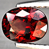 1.88 Ct Oval Natural Gem Orangish Red Rhodolite Garnet