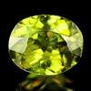 0.46 Ct. Oval Natural Green Demantoid Garnet Unheated