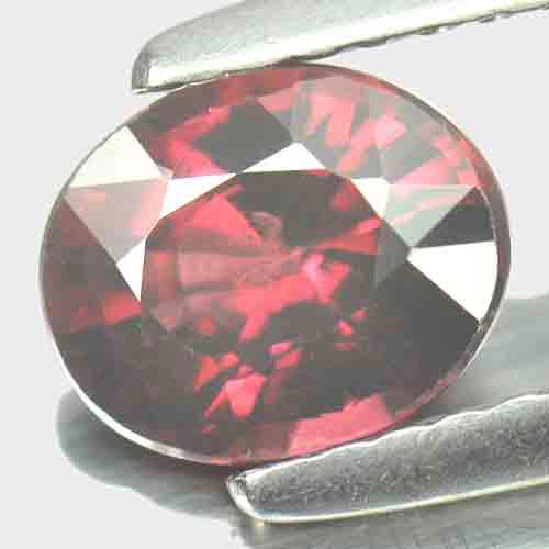 1.19 Ct. Top Luster Oval Shape Natural Purple Red Rhodolite Garnet Gemstone
