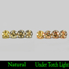 Color Change Garnet 1.70 Ct. 4 Pcs. Champagne Change To Orange Natural Gemstones