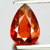 1.44 Ct. Natural Gemstone Pear Orange Spessartine Garnet Unheated