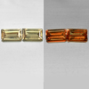 1.01 Ct. Matching Pair Baguette Shape Natural Color Change Garnet Gemstones