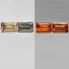 1.27 Ct. Matching Pair Baguette Shape Natural Gem Color Change Garnet