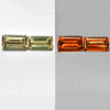 1.02 Ct. Matching Pair Natural Color Change Garnet Gemstones Baguette